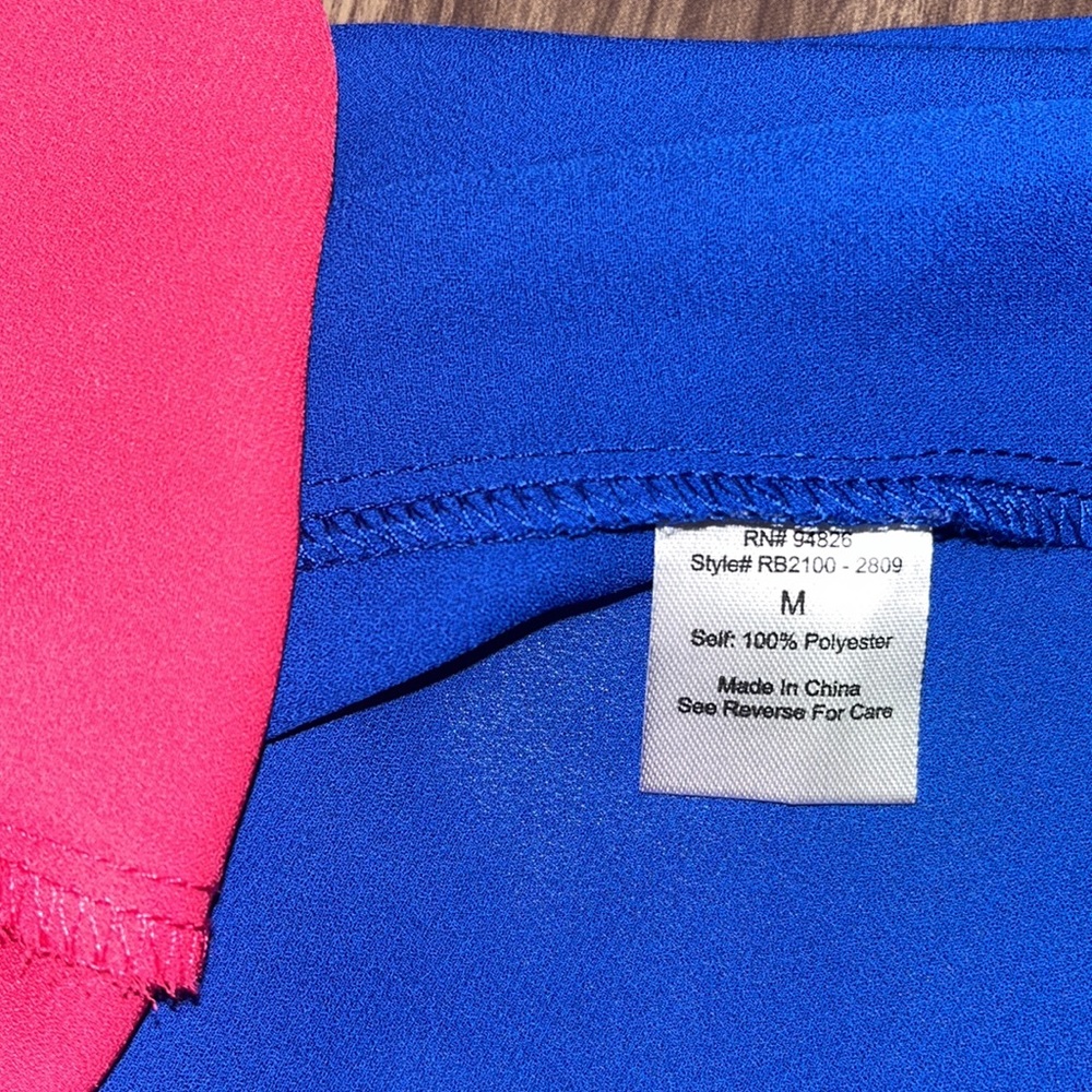 Pink and blue reversible tank top - Picture 8 of 11
